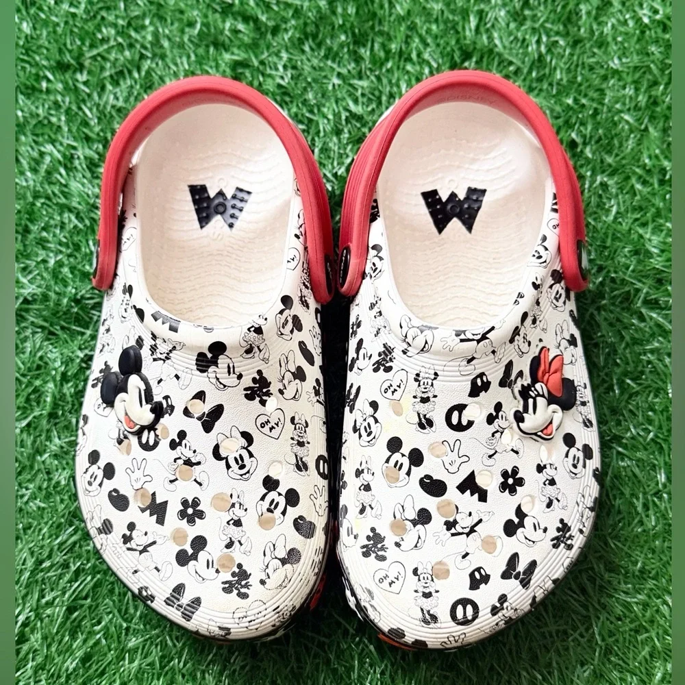 Crocs Disney Kids Clogs - Red & White Mickey Mouse Size C-12